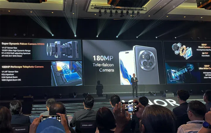 Camera specs summary of the Honor Magic6 Pro.