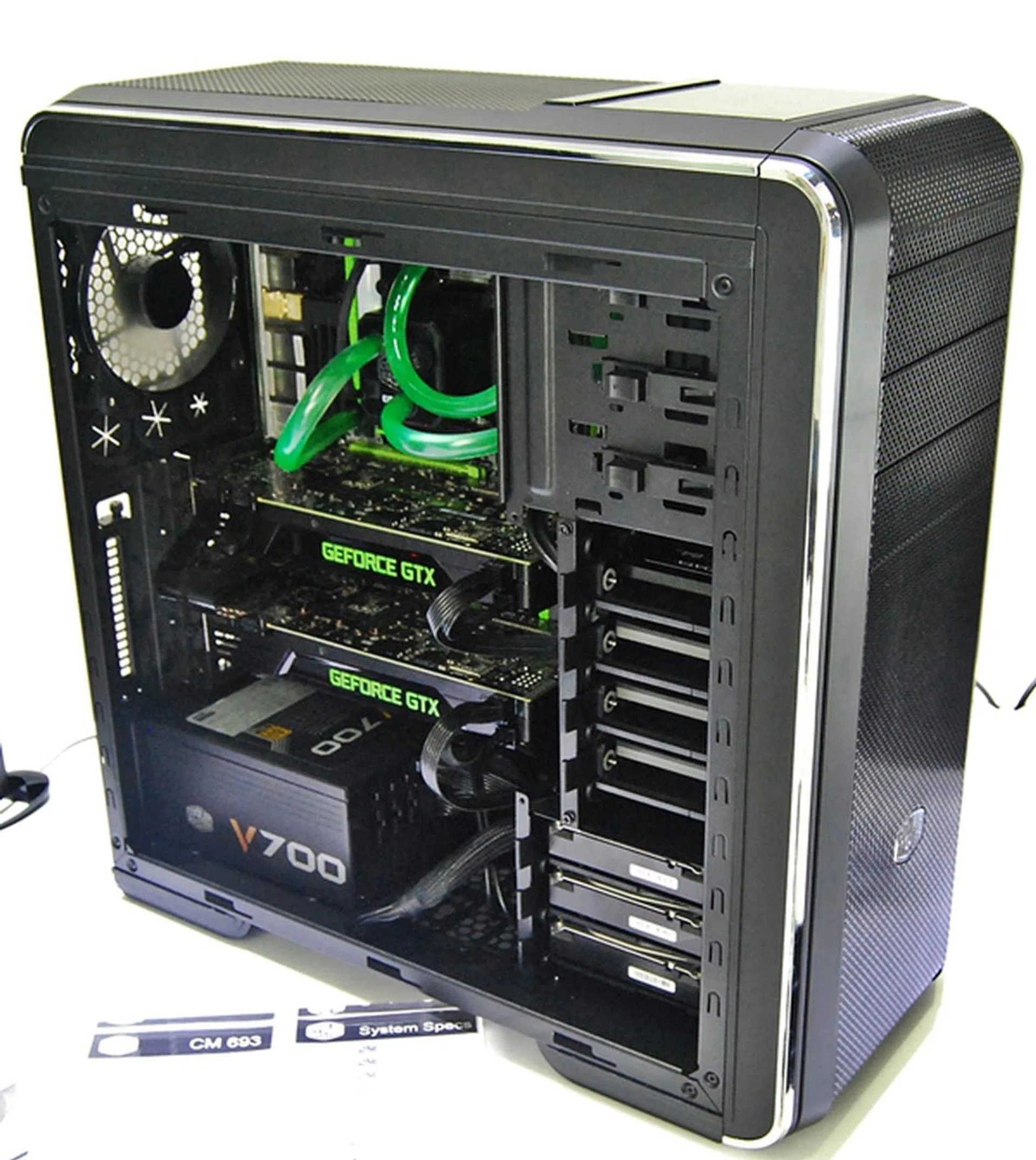 The Cooler Master CM 693 chassis.