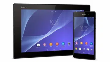 Sony's Xperia Z2 smartphone and tablet. The Xperia line first launched in 2008