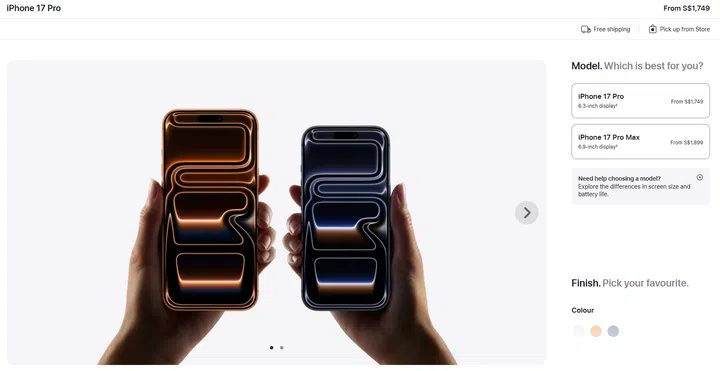 Apple iPhone 17 Pro and iPhone 17 Pro Max