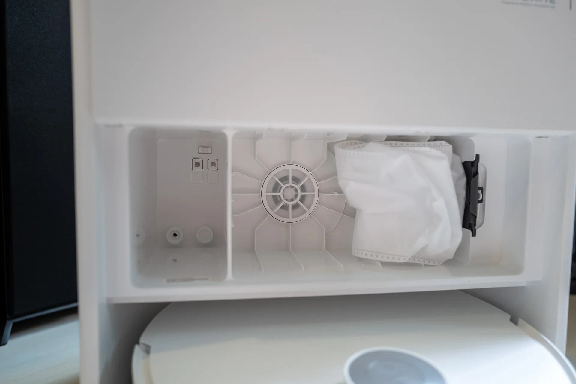 Missing detergent container