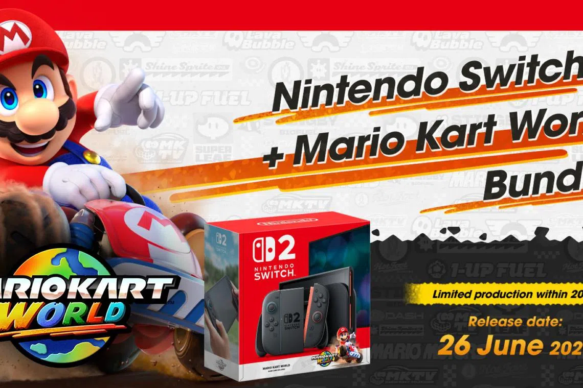 Nintendo Switch 2 launches in Singapore on 26 June, with pre