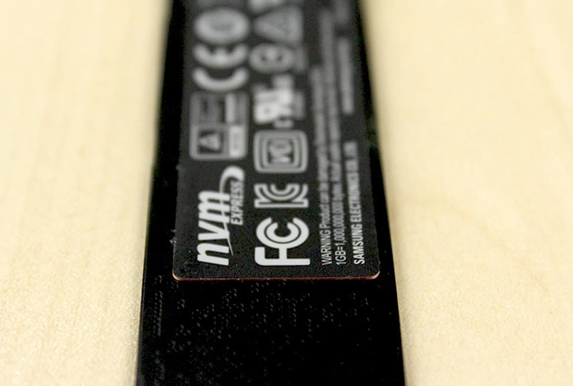 A thin piece of copper in the adhesive label on the drive helps keep it cool.