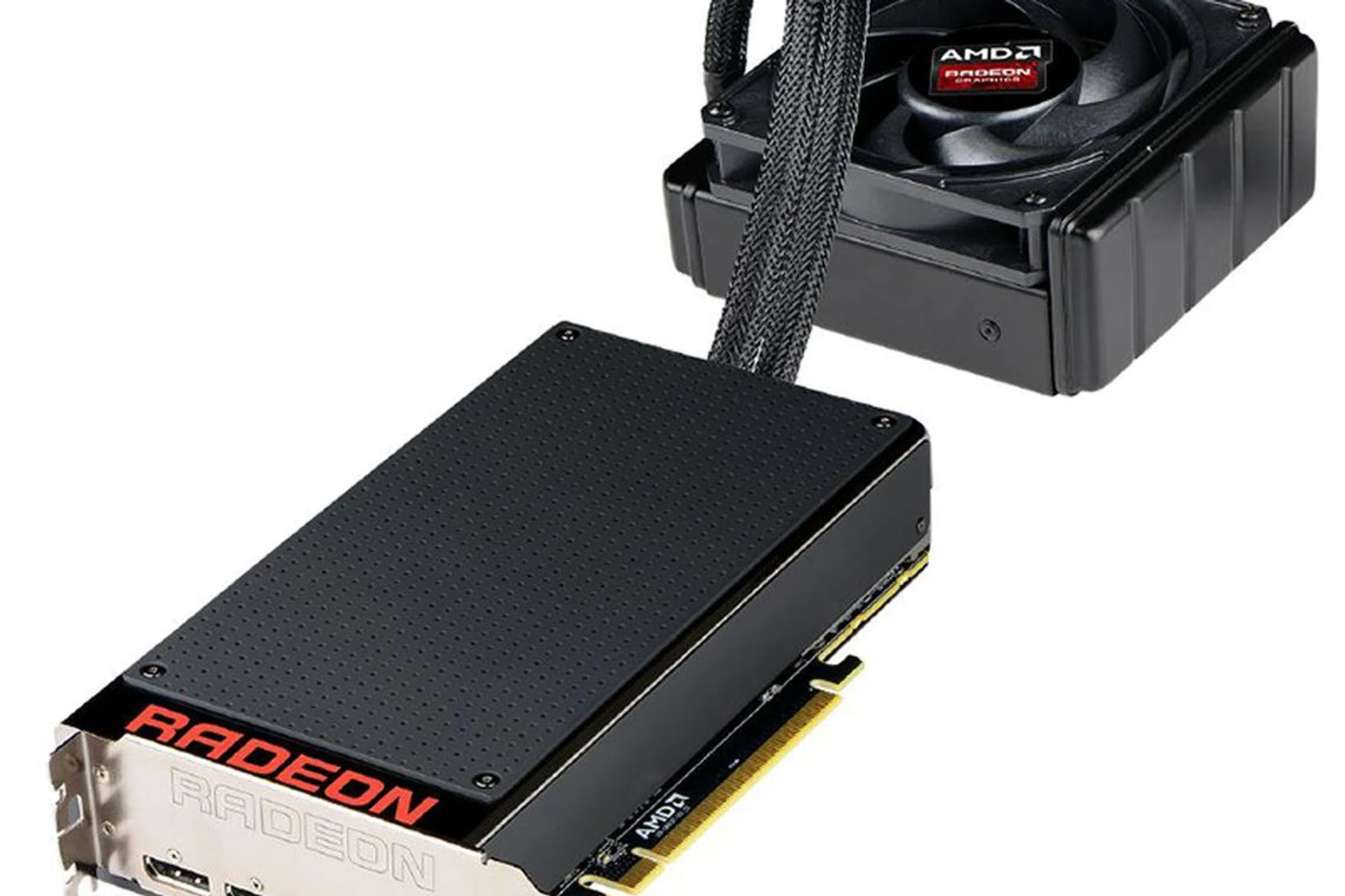 The Radeon R9 Fury X is one of the first cards from AMD to feature HBM. (Image Source: AMD)