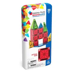Magna-Tiles microMags 26-Piece Travel Set