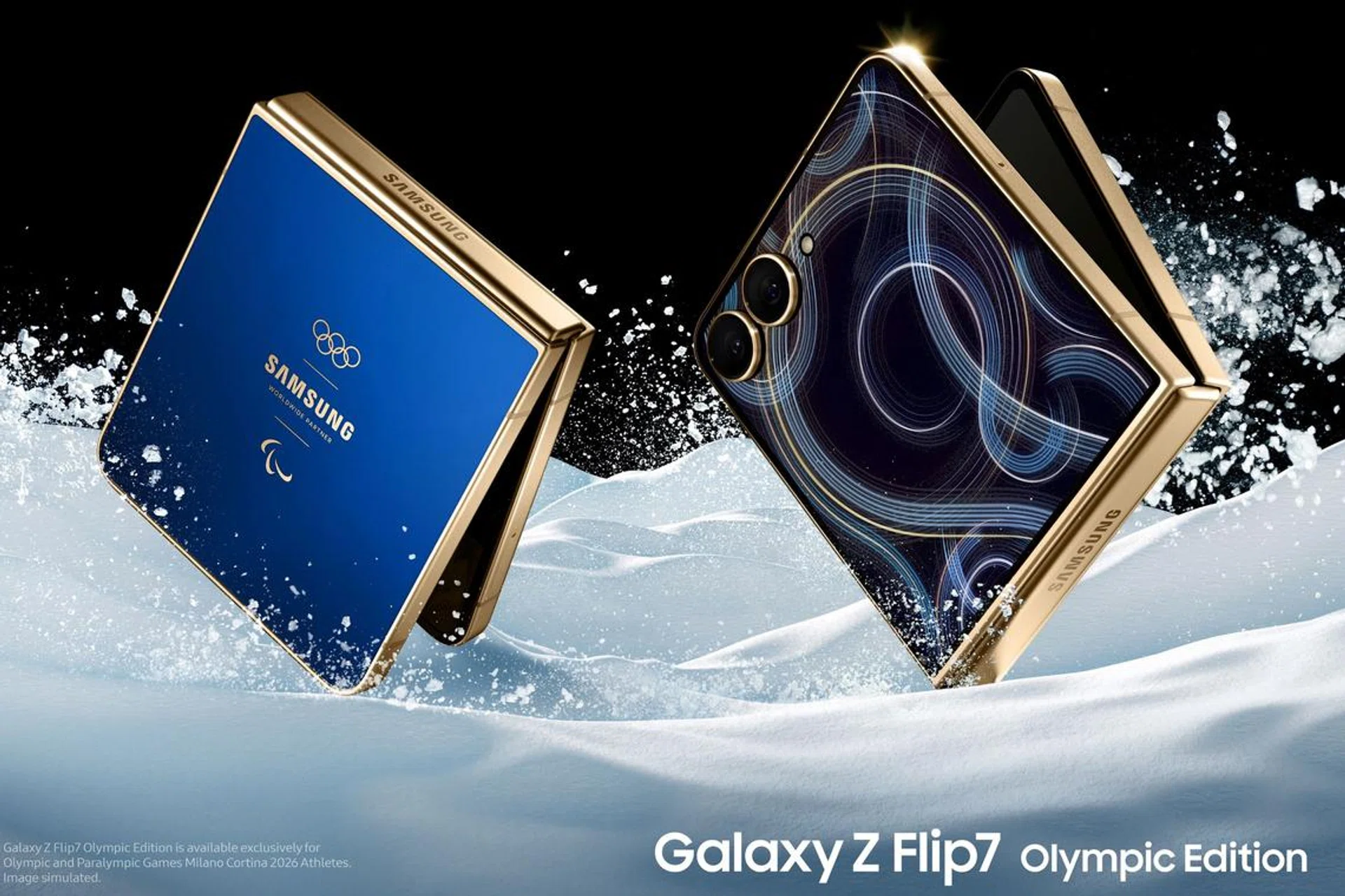 Samsung Galaxy Z Flip7 Olympic Edition, Milano Cortina 2026