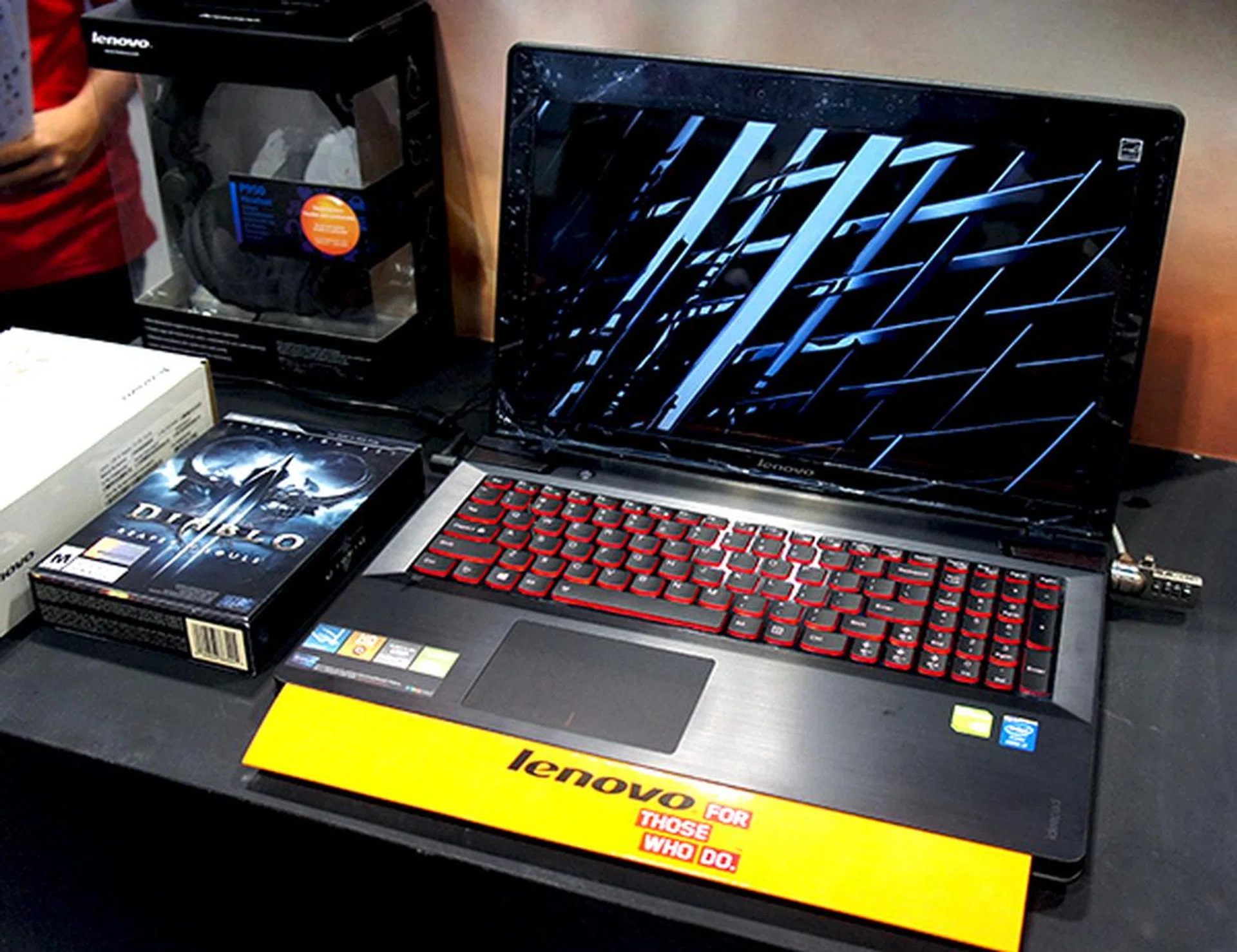 The Lenovo Y510p is unique for its Ultrabay, which allows users to fit in a graphics module to enable GeForce GT 750M in SLI. It is going for $2,099 and comes with a free copy of Diablo III: Reaper of Souls.