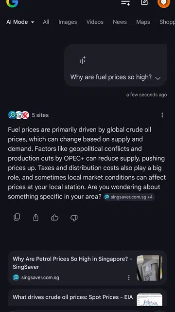 Google Search Live demo