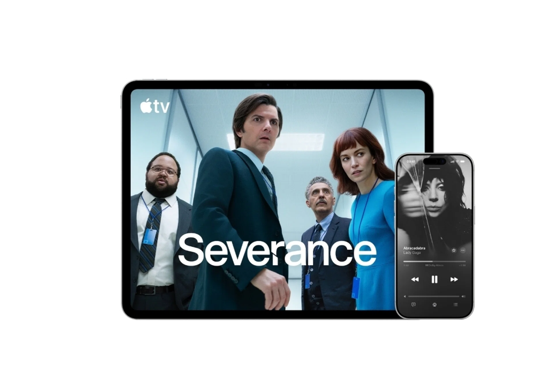 Apple TV and Apple Music.