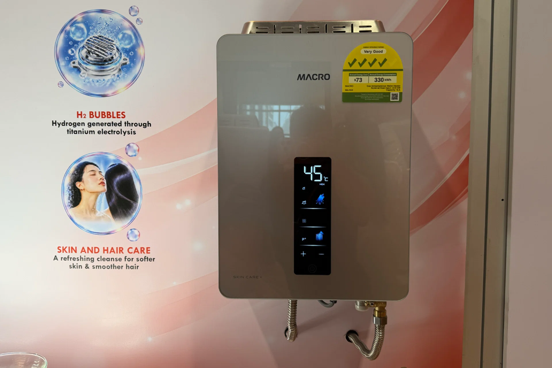 Mowë Macro Skin Care+ Hydrogen-infused Water Heater.