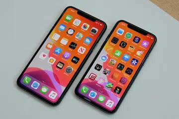 The iPhone 11 Pro Max and iPhone 11.