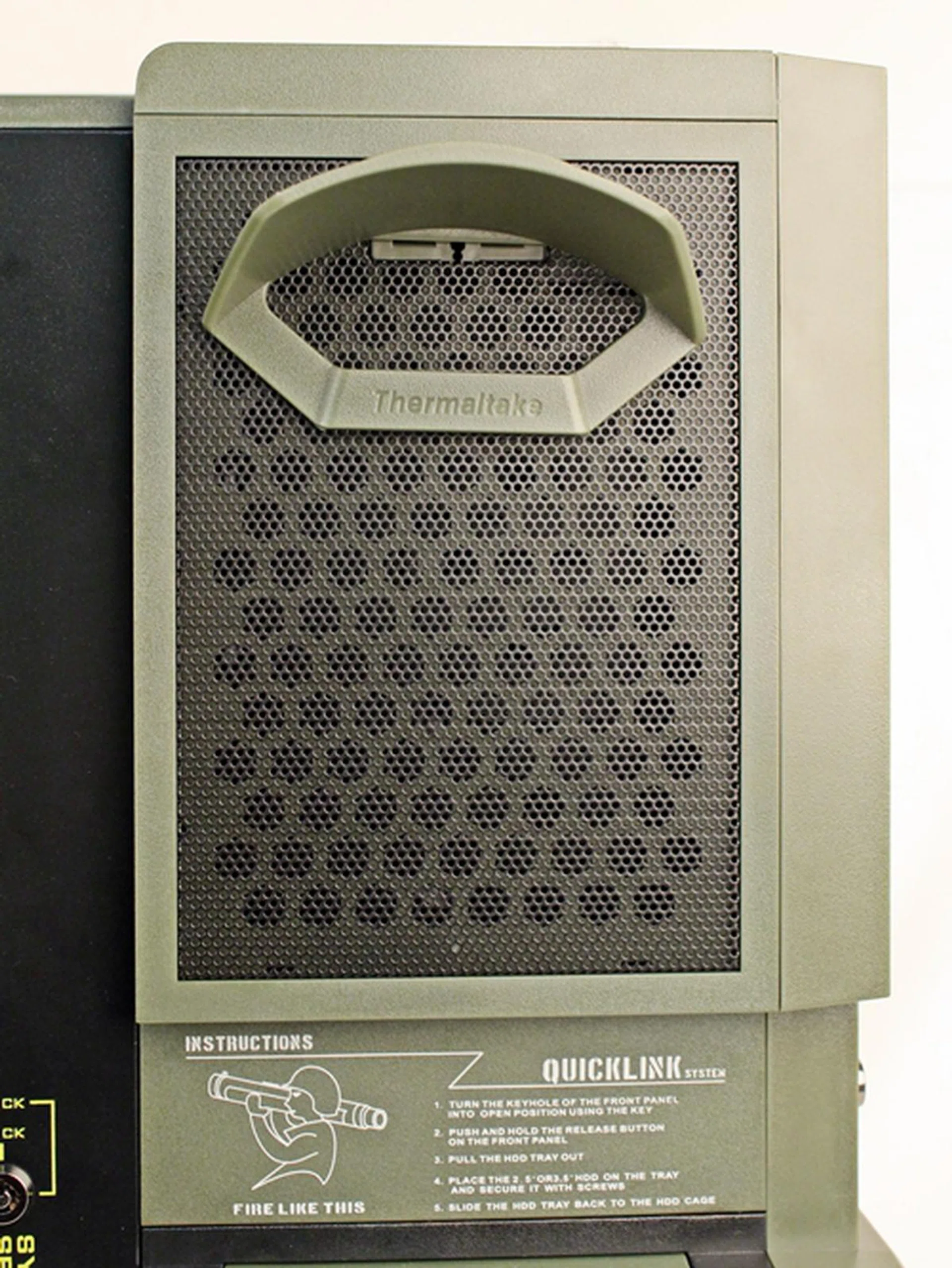 This is officially known as the Headset Hanger that allows you to hang a pair of headphones over it. It can be removed for a streamlined look.