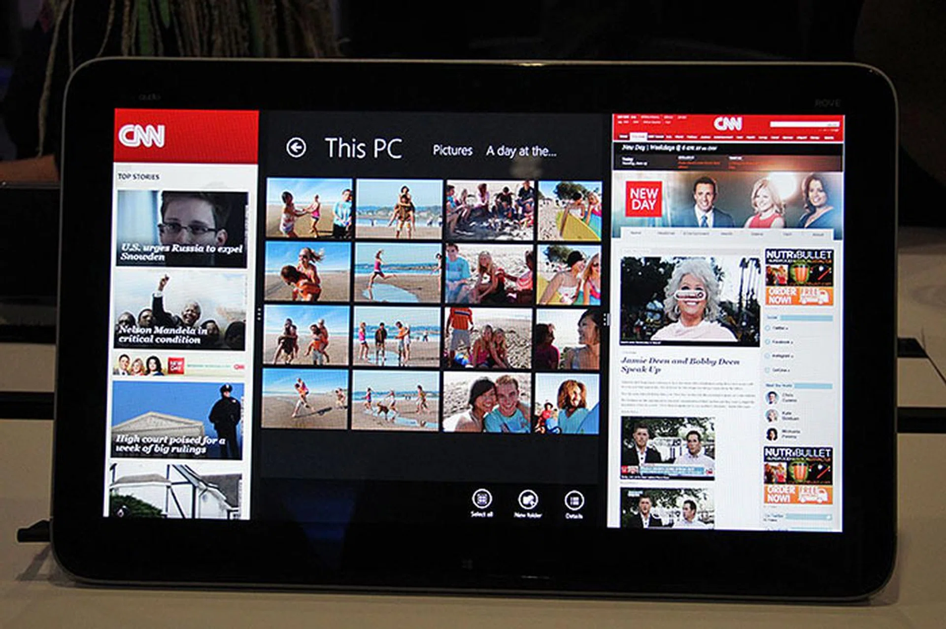 While there's no more view states for Modern-style apps in Windows 8.1, most users won't be snapping more than three apps side by side at any one time. The good thing is, the apps can now snap in different ratios.