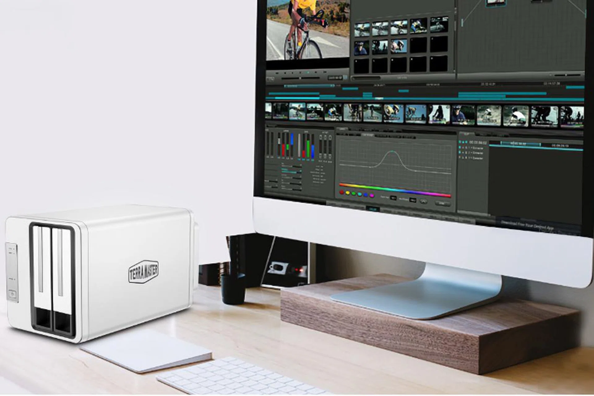 It may be small, but the D2-310 can take up to 36TB of storage. Image courtesy of TerraMaster. 