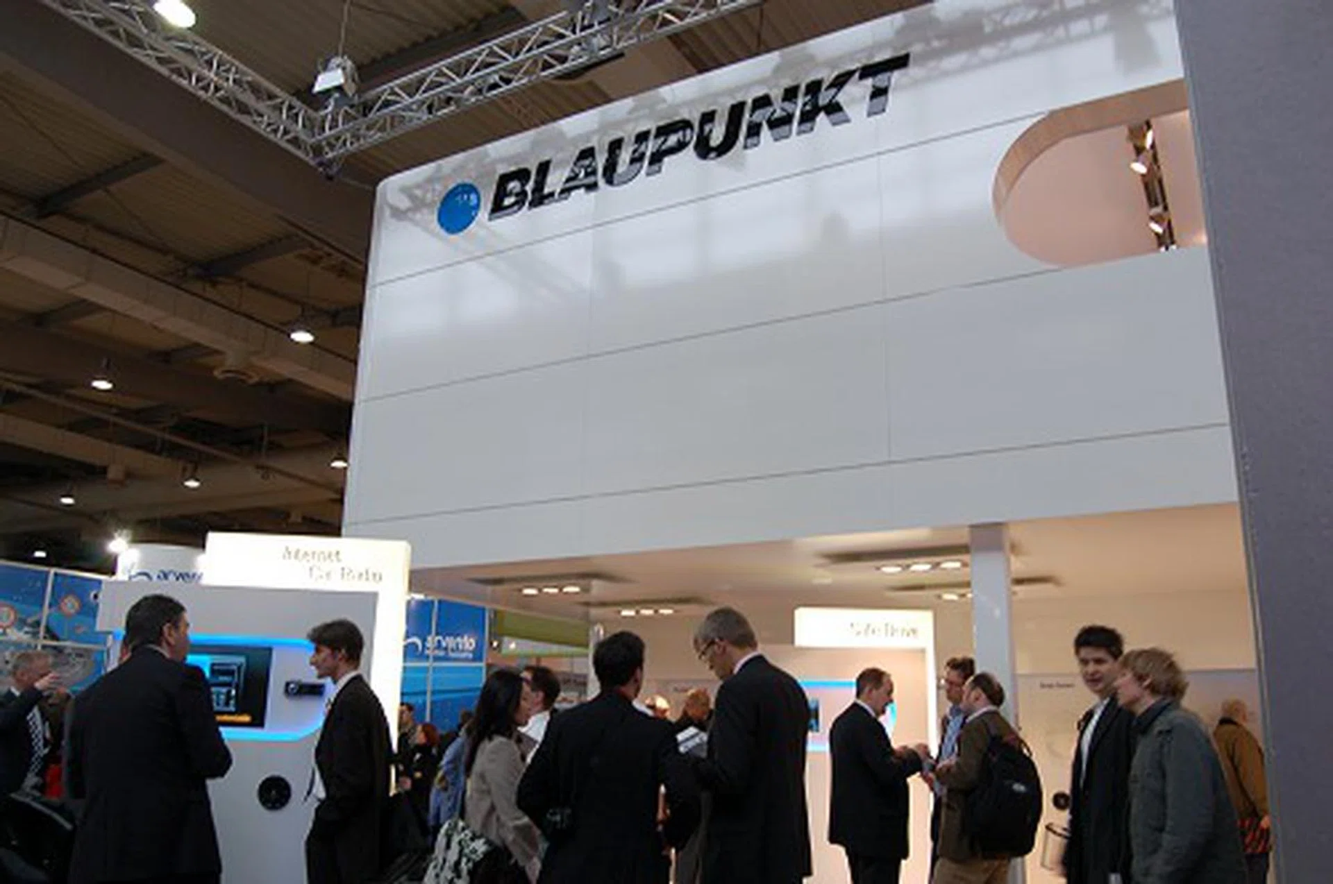  Blaupunkt's booth was pretty much all about car audio.  