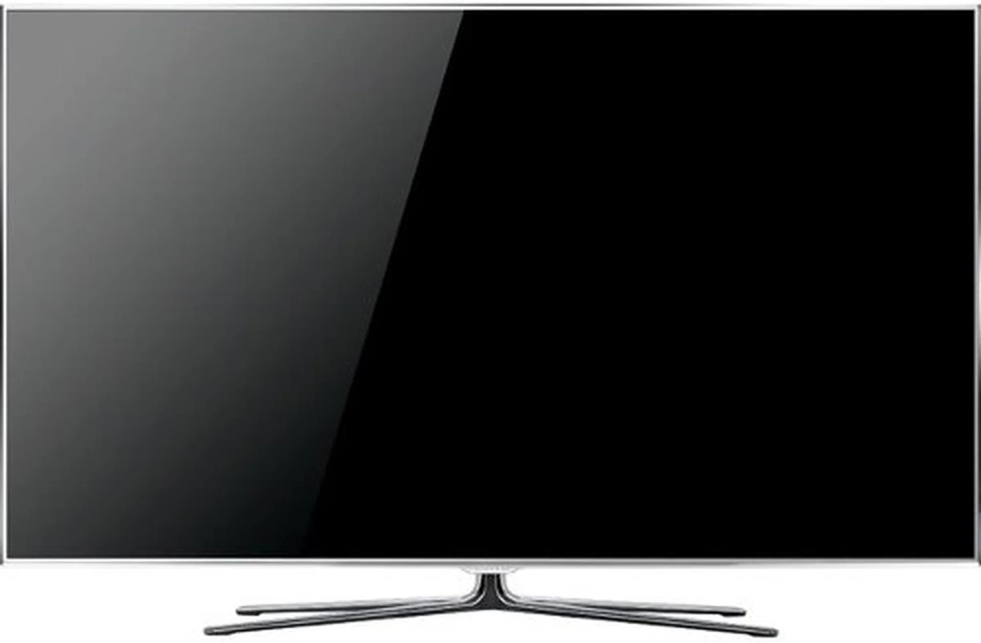 The new Samsung D8000 TV has stylish good looks. The 55-inch version measures in at 1233mm x 707mm x 30mm without the stand.
