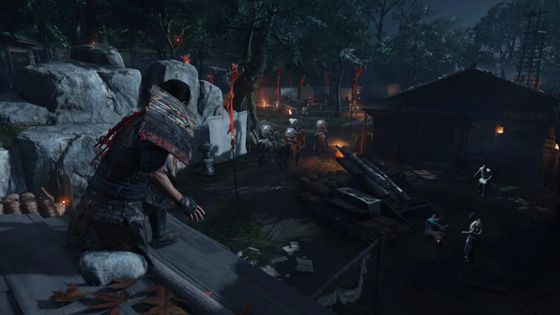 You'll find Mongol bases scattered all over Tsushima, which get bigger and more complex as you progress through the story. Just like Ubisoft's Far Cry series, you can liberate each one of these bases to free Tsushima completely. 