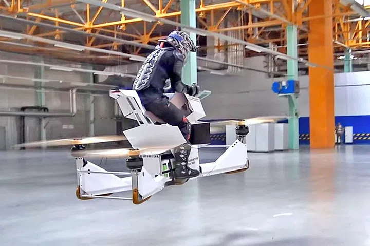 The Hoversurf Scorpion. (Image Source: The Business Times)