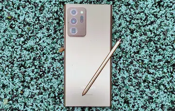 The Samsung Galaxy Note20 Ultra.