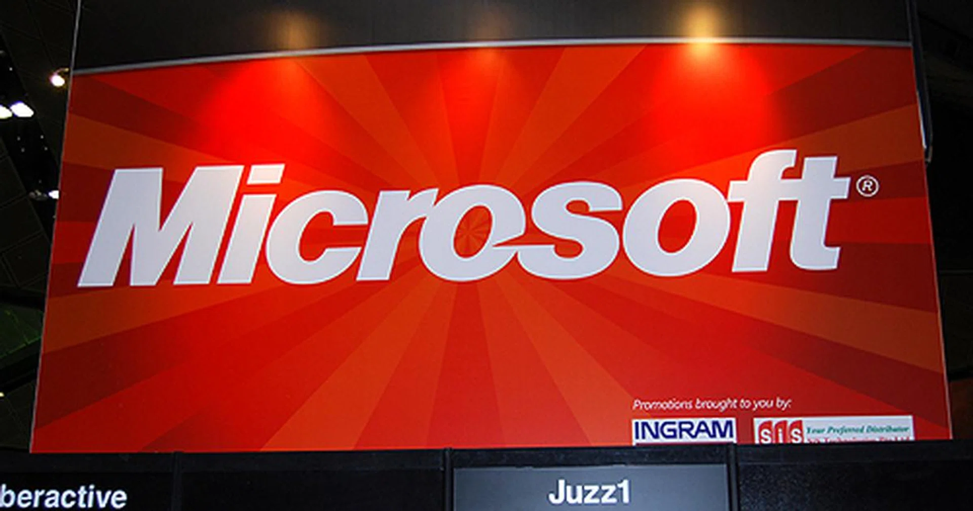 If you are looking to get Office 2010, a new Xbox 360 consoles or just new keyboards and mouse, Microsoft's booth is worth checking out.