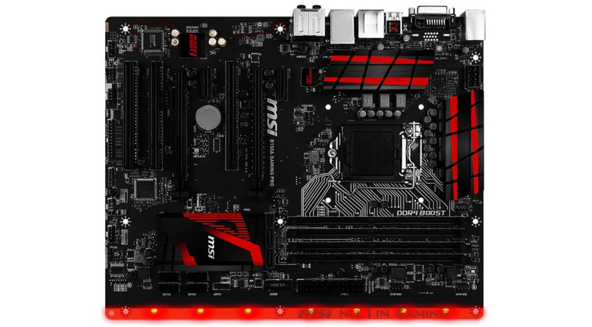 MSI B150 Gaming Pro. (Image Source: MSI)