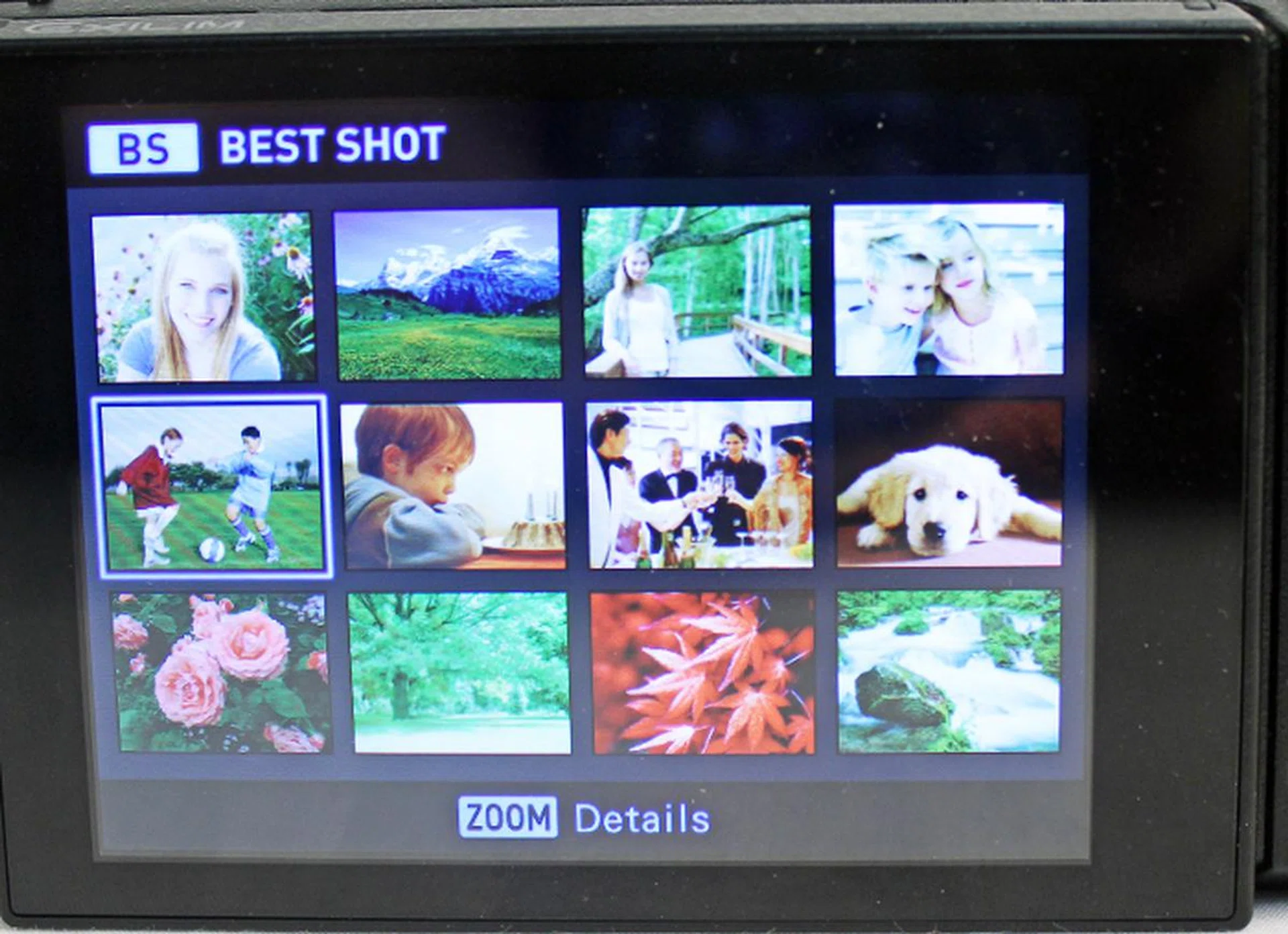 The EX-100 comes with quite a number of preset shooting modes to cater to those not familiar with manual controls. 