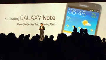 Gregory Lee, President and CEO of Samsung Asia Pte Ltd was present at the event to announce the debut of the Samsung Galaxy Note in Southeast Asia.