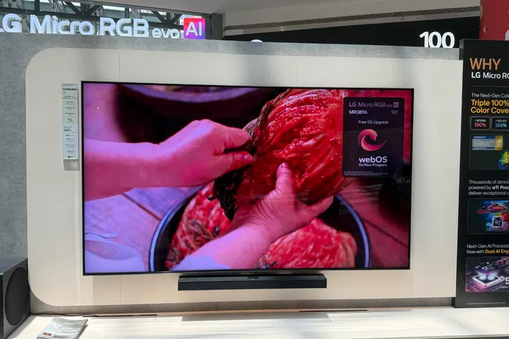 LG’s new Micro RGB TV