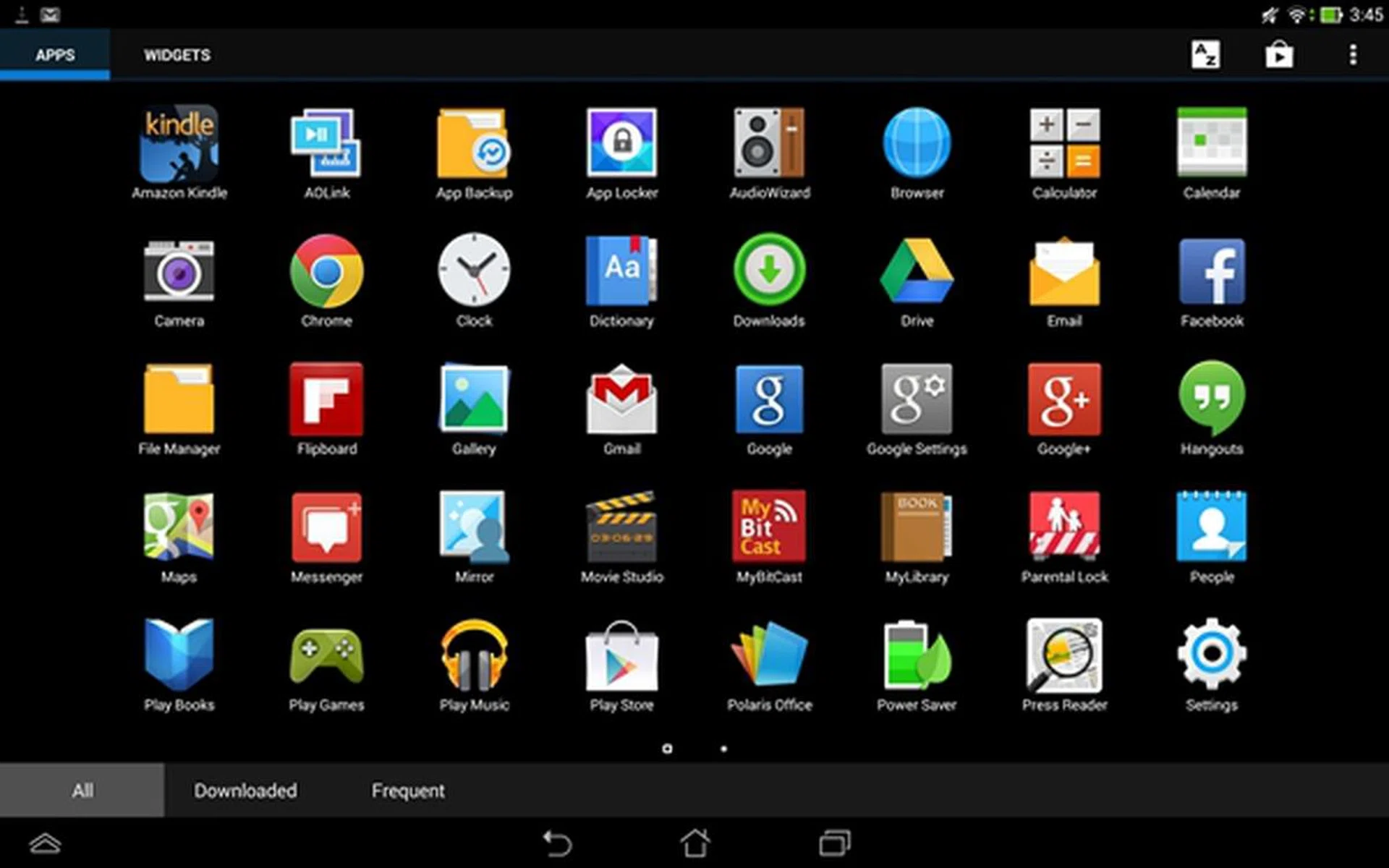 The Android interface remains largely unchanged except for the designs of some apps.