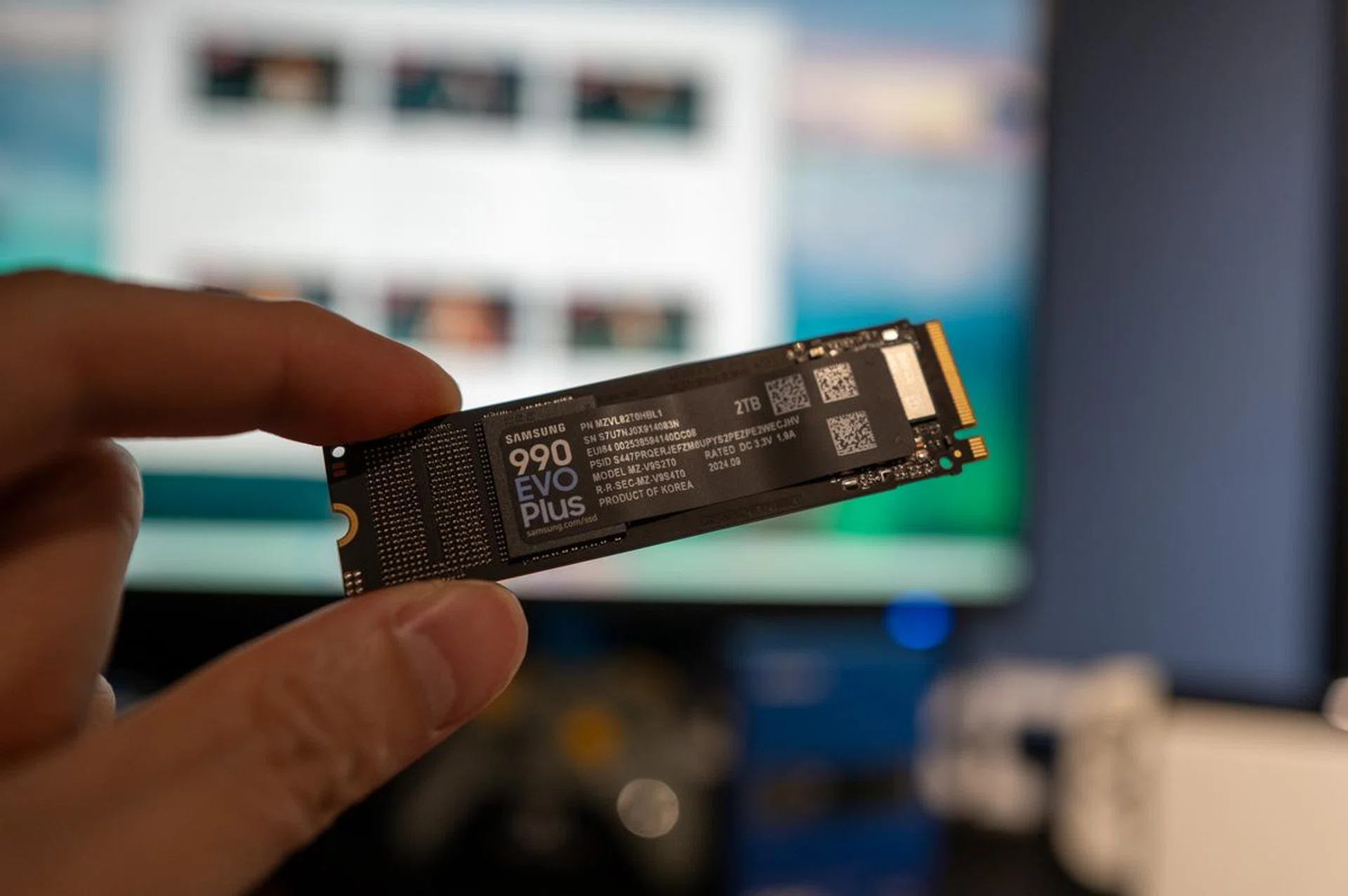 Oddly enough, the 990 Evo Plus is best recommended as a secondary storage solution. (Image: HWZ)