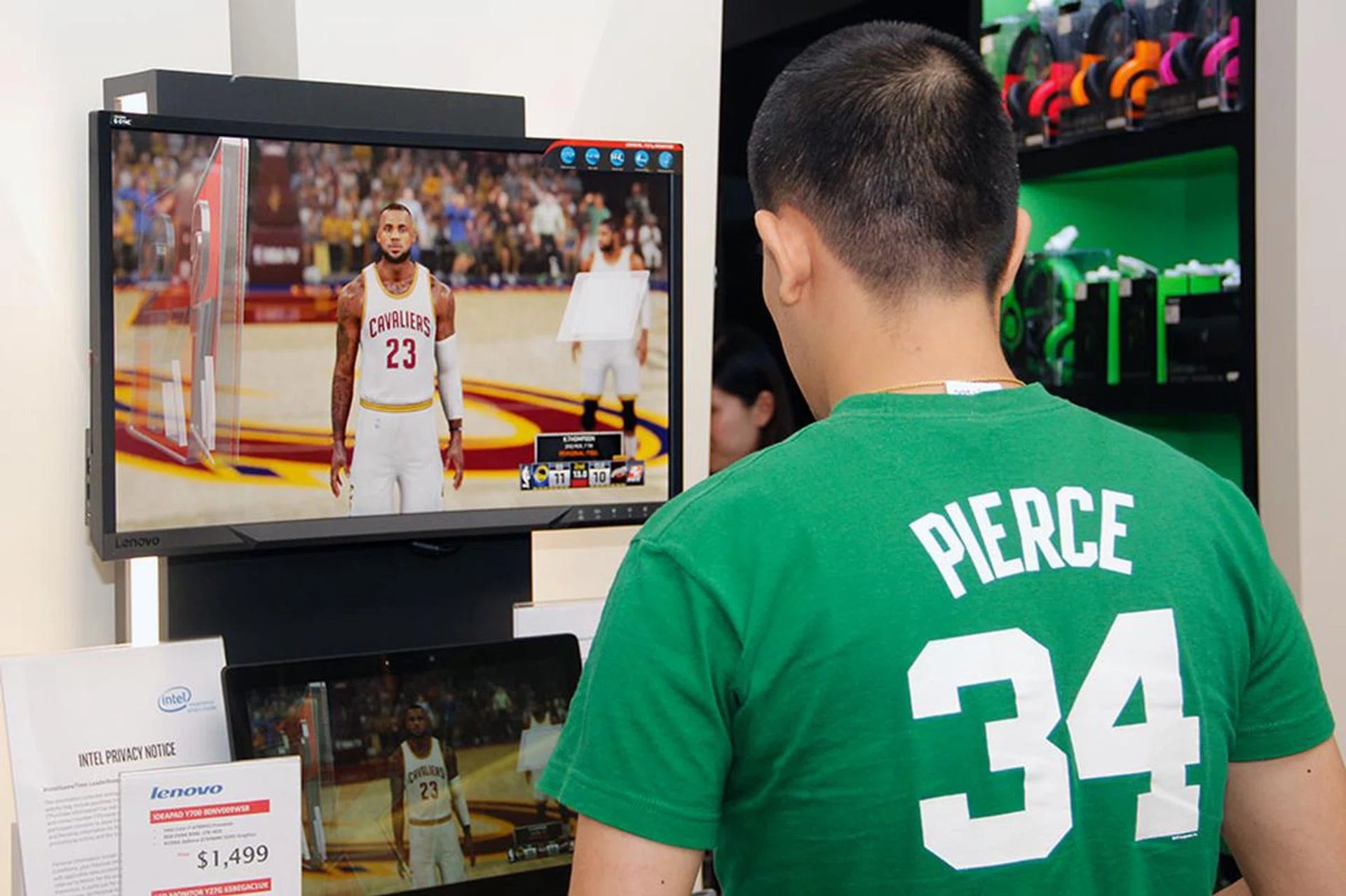 Games Hub not only encourages its customers to try out the games on the various working stations, but also the gaming accessories. Don't be shy, just ask and play!