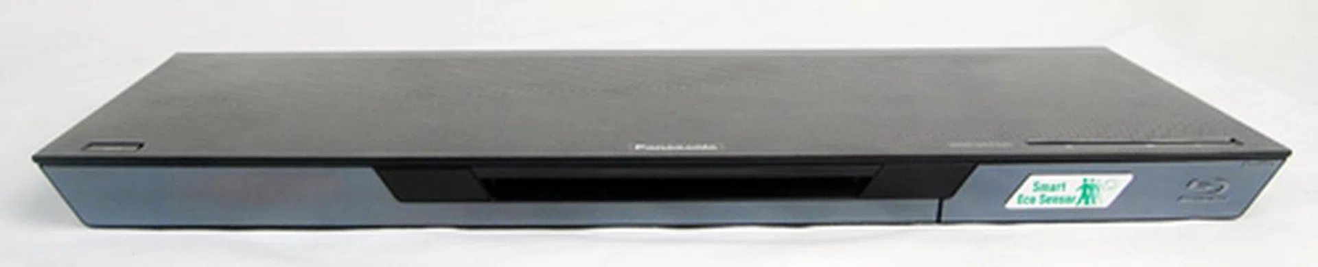 The Panasonic DMP-BDT320 is quite slim but substantially wide with dimensions of 430 x 28.5 x 179mm (L x H x D).