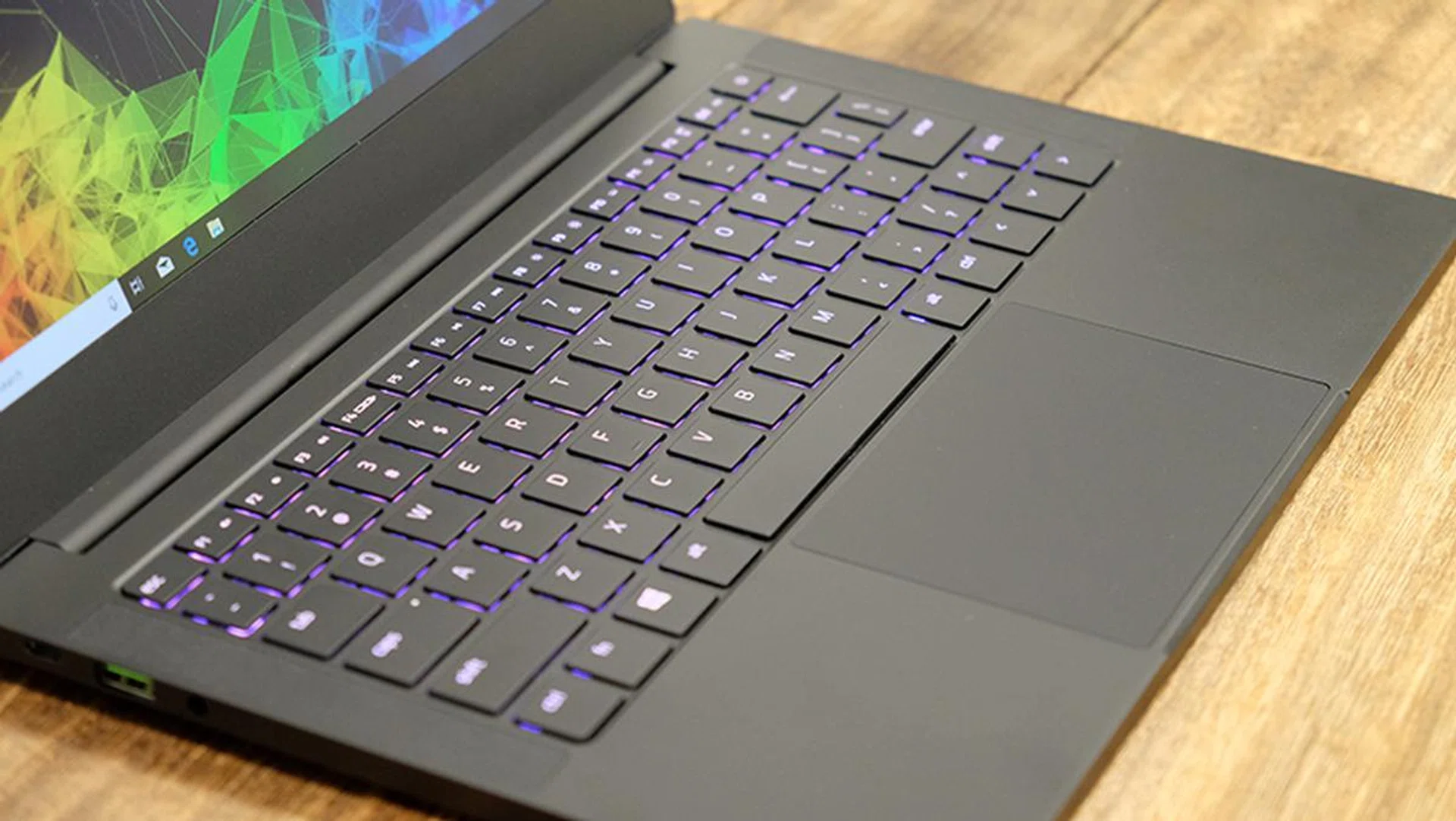 The keyboard has a nice feel and the trackpad is large and precise.