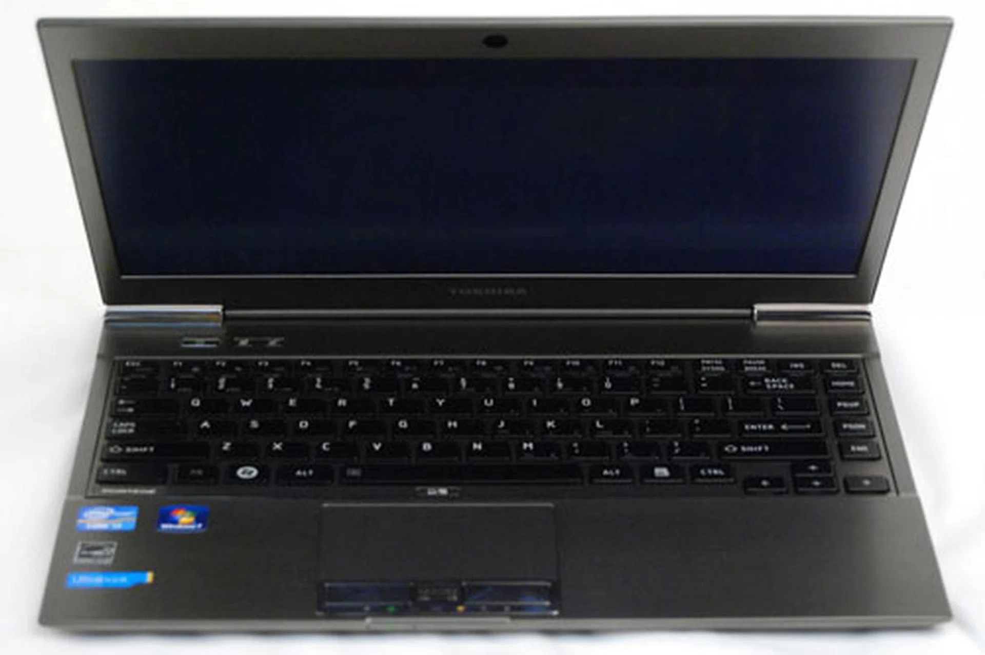 The trackpad isn't really that small, but when compared to other Ultrabooks, it's the smallest - possibly because Toshiba needed to put two physical buttons to please the authoritarian IT departments and the more conventional notebook users. Just along the bottom edge of the trackpad, it also has visible status LEDs of the notebook which we know some of you out there would appreciate.