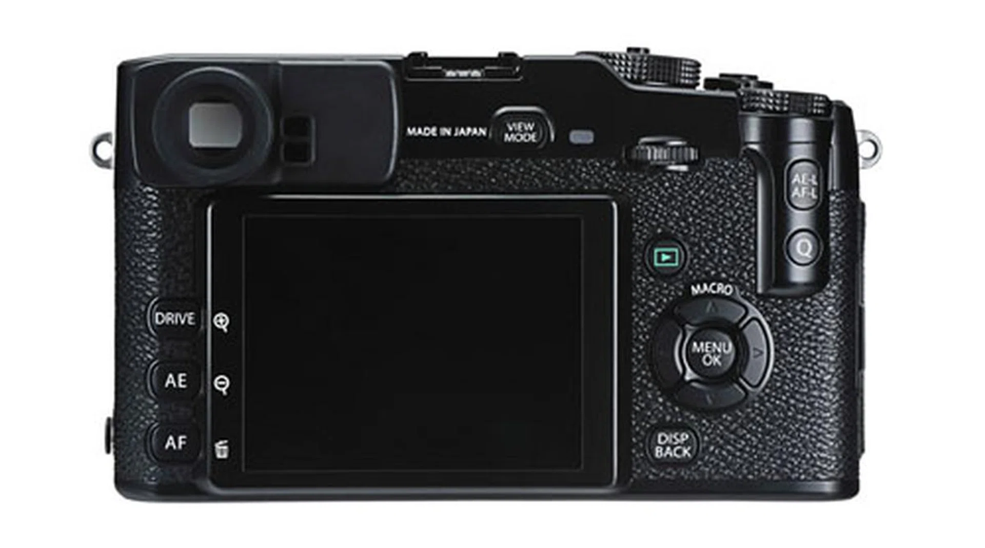 The back right of the camera is now button-less, which should provide for a better grip, as well as remove any chances of accidentally pressing a button with your palm.