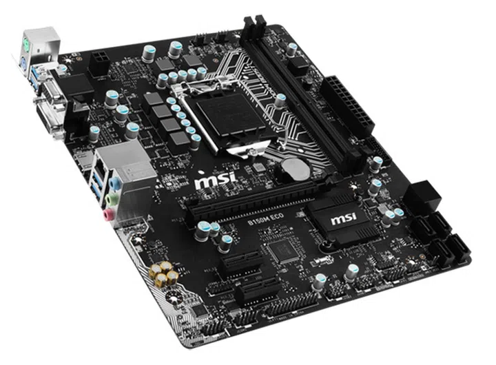 The MSI B150M Eco features six USB 3.0 ports and six SATA 6Gbps ports. (Image Source: MSI)
