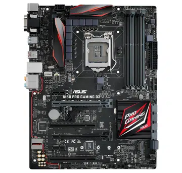 ASUS B150 Pro Gaming D3. (Image Source: ASUS)