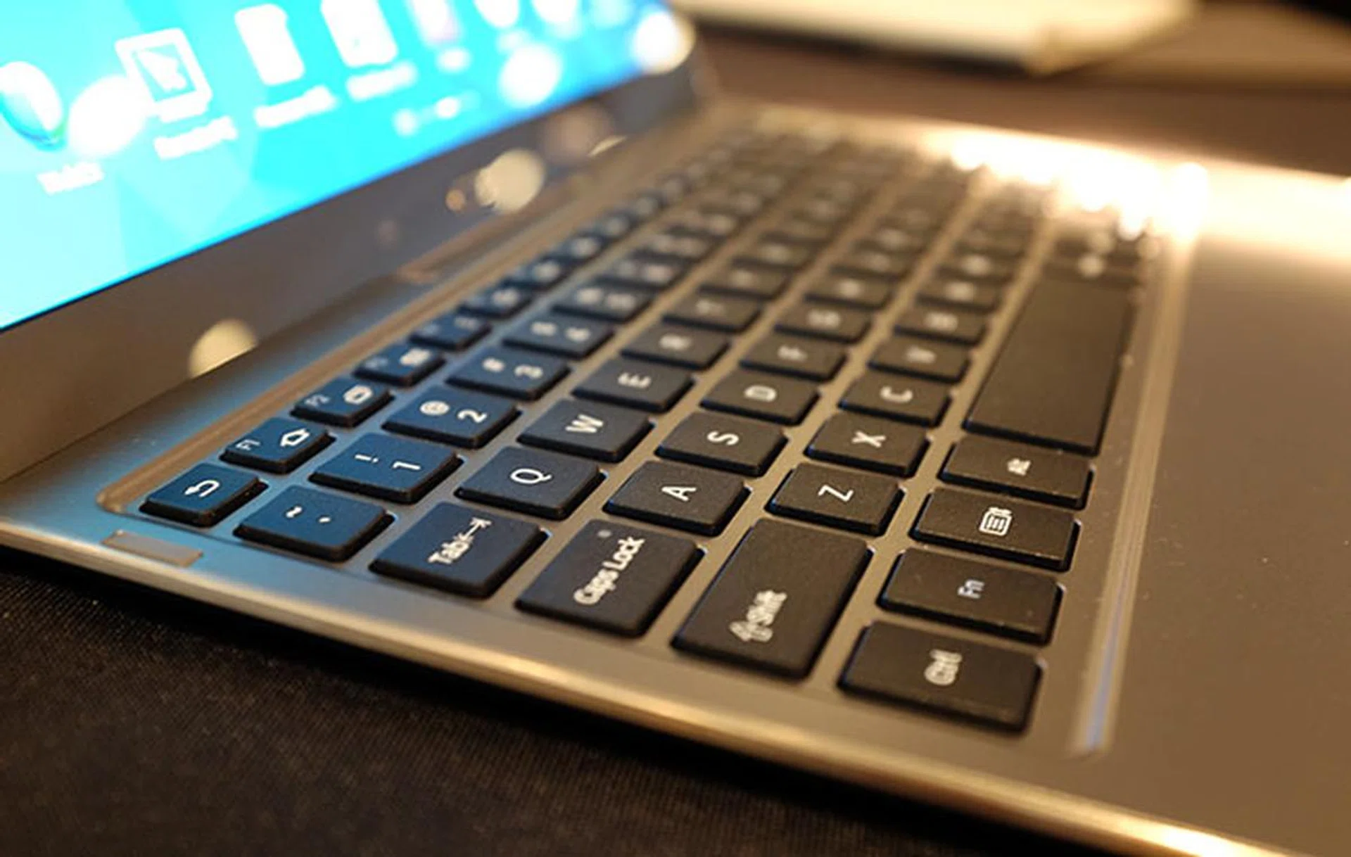 The keys are surprisingly comfortable to type on, with ample space between each key and a decent amount of key travel.