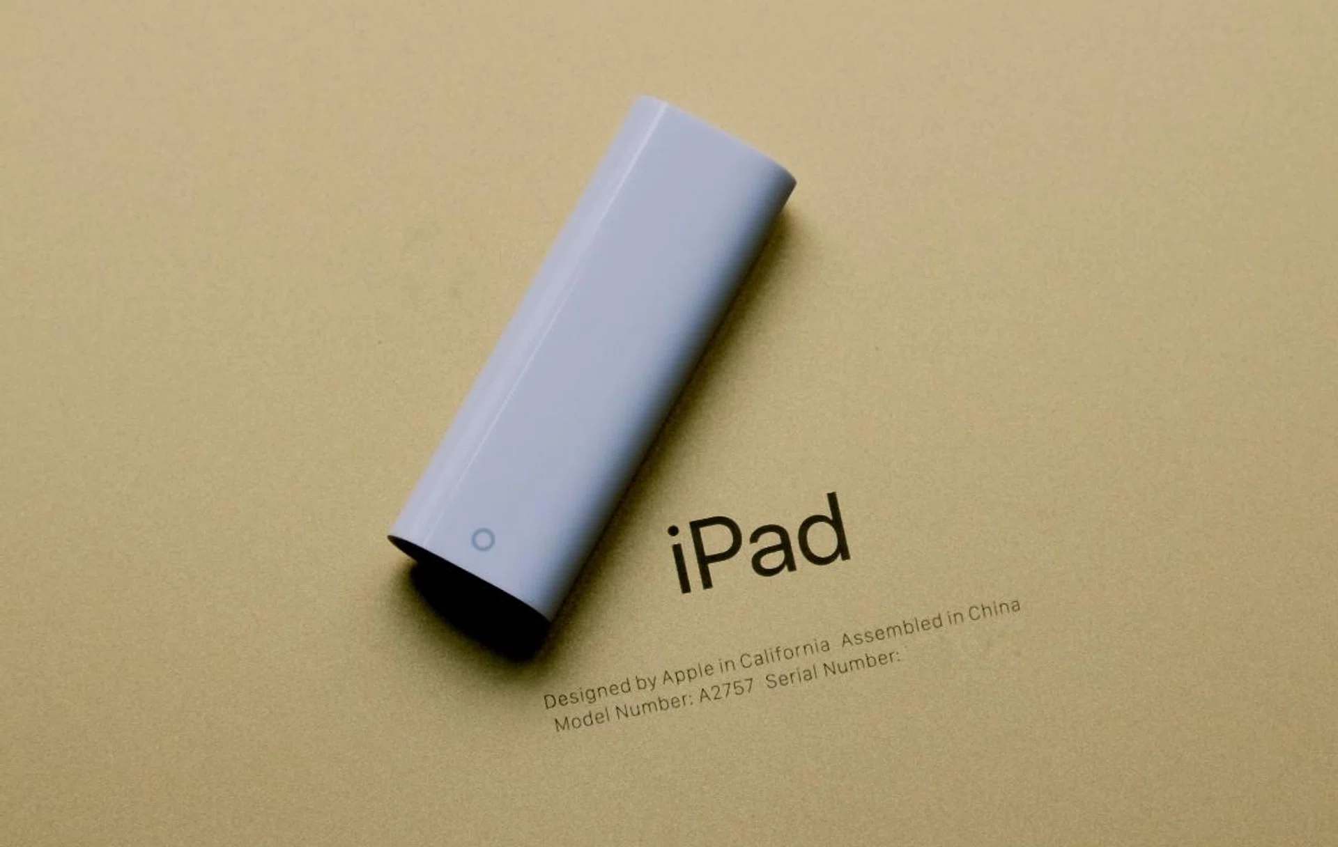 You need a separate USB-C cable to connect this dongle to the iPad before you can pair and charge your Apple Pencil.