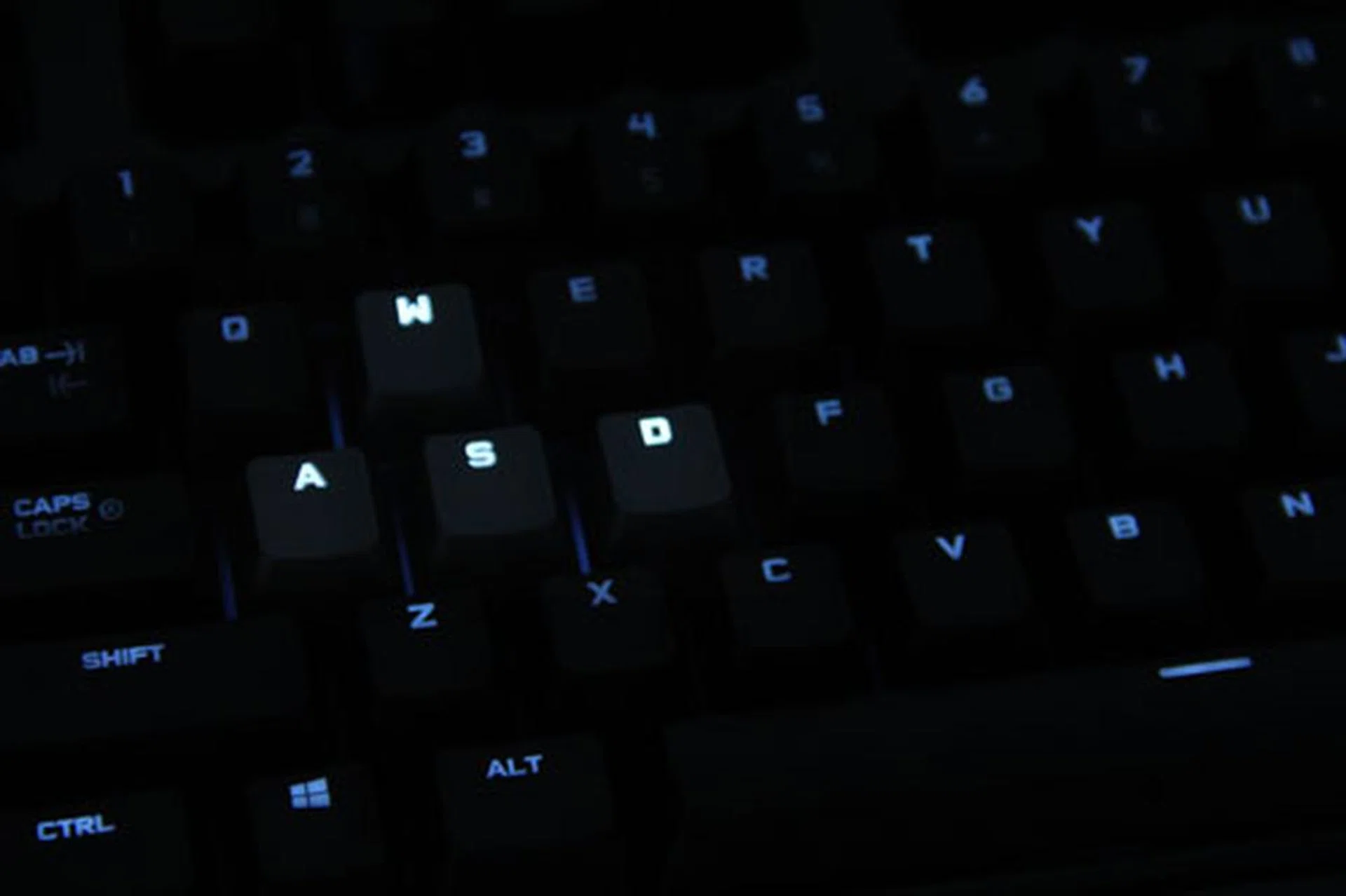Dual-lighting zones lets you set different brightness levels for WASD and the rest of the keyboard.