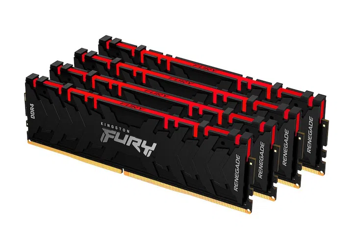 Kingston's HyperX Fury RAM Modules under the Renegade branding.