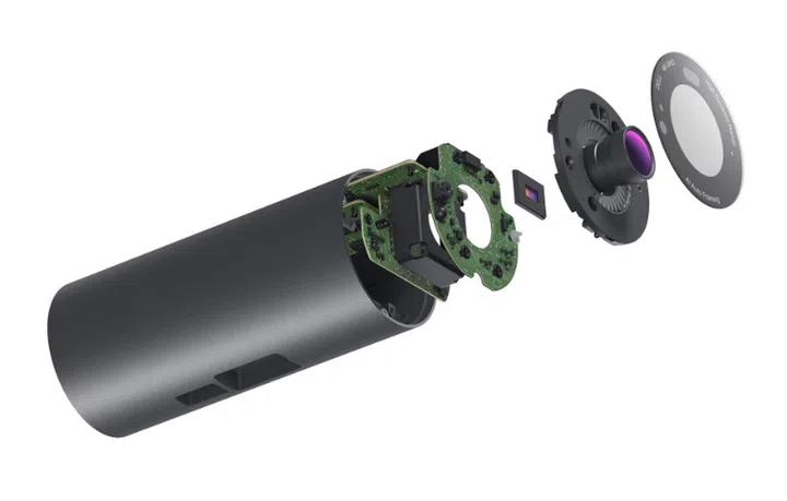 The webcam is packed with features and technology like AI. Image courtesy of Dell. 