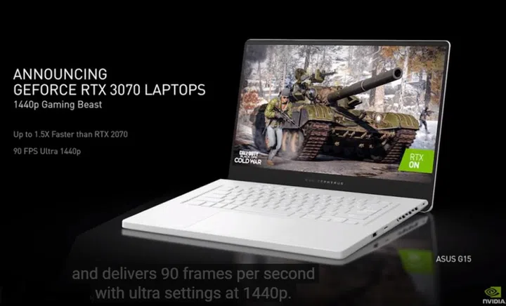 Meanwhile, the GeForce RTX 3070 is billed to be the 1440p resolution gaming beast. One such notebook to feature it would be the ASUS G15..