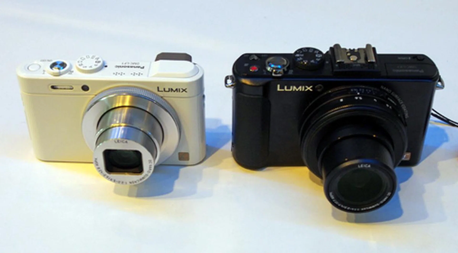 The LF1 (left), side by side with its sister, the LX7. 