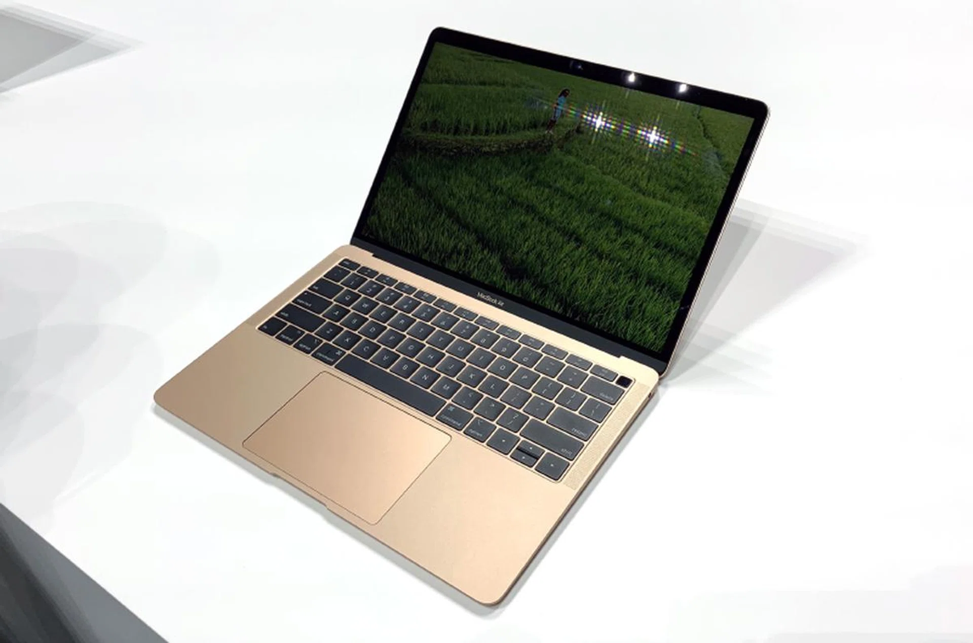 The new MacBook Air looks good in gold.