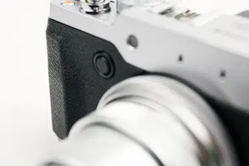 The hand grip on the X30 is more pronounced compared to the X20. 