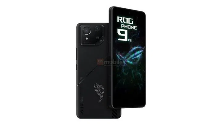 Purported render of the ASUS ROG Phone 9 FE. Photo: 91Mobiles