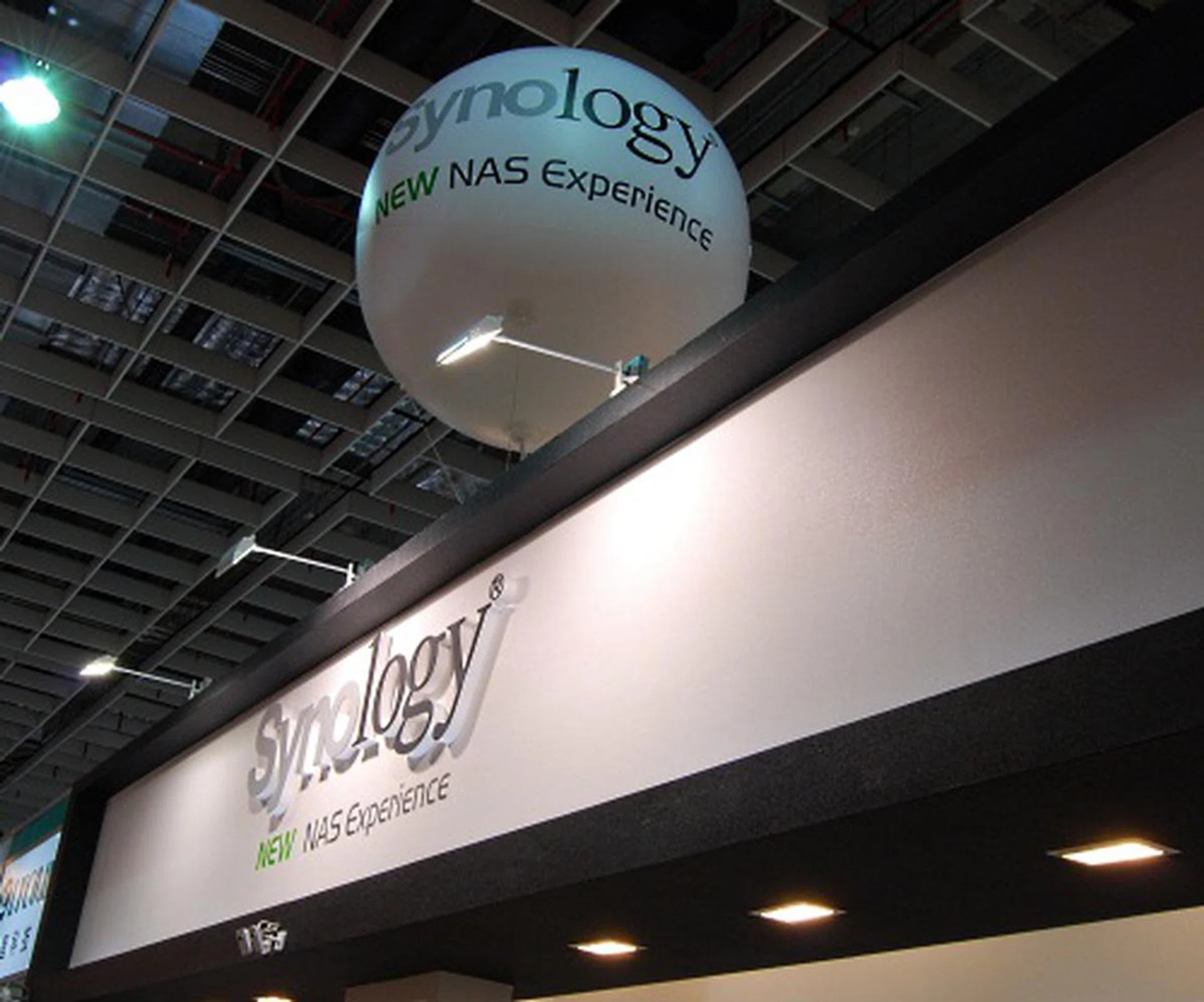 Another firm specializing in NAS is Synology, which had a rather hip TV ad explaining what the company does and introducing its products screening at its booth. 