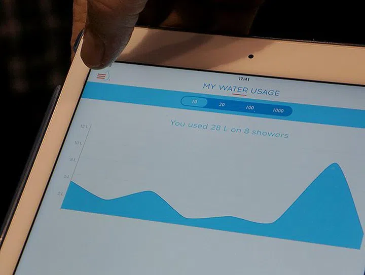 Just like fitness trackers that inform you of your activity stats, which you can then make an informed decision to intensify your activities or not, the Hydrao connected shower head tracks water usage stats so that you can aim to use less and be a more responsible.