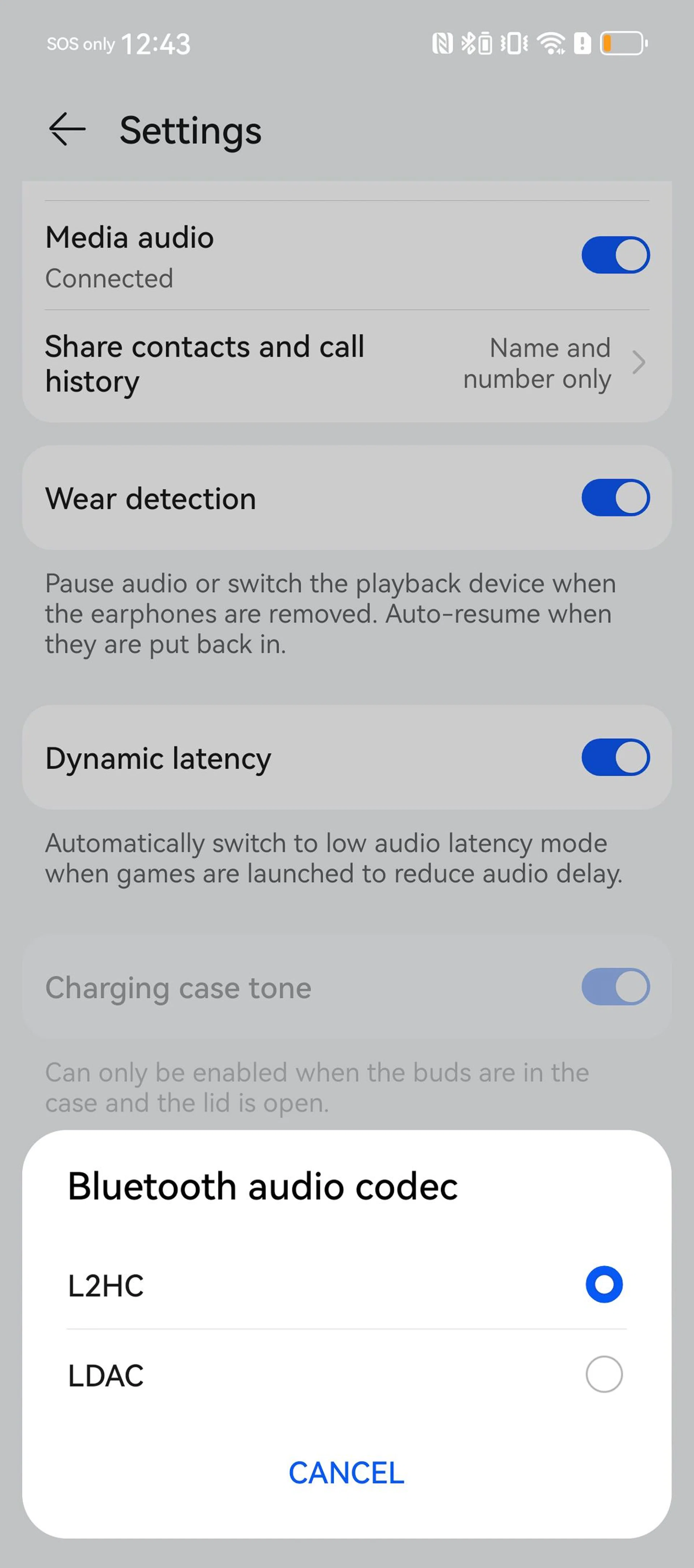 Bluetooth audio codecs. Photo: HWZ.